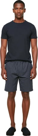 Erkek Ev Giyim Takımı Çizgili Regular Fit Pijama Fonksiyonel Dayanıklı Kaliteli Konforlu Şık
