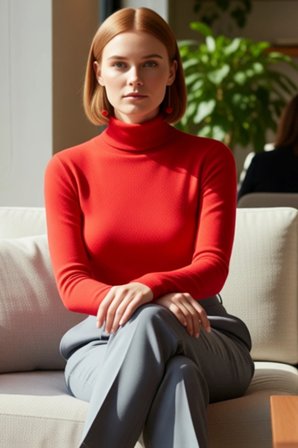 Kadın Şık Crop Balıkçı Yaka Slim Kalıp Örme Fitted Vücuda Oturan Parmak Detaylı Fitilli Esnek Bluz