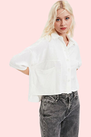 Kadın Basic Oversize Gömlek Şık Ve Rahat Günlük Kombinler İçin Hafta Sonu Kaliteli Malzeme