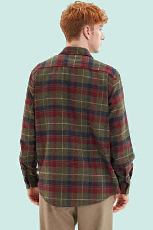 Erkek Basic Flanel Gömlek Ekose Desen Regular Fit Kışlık Sıcaklık Yaz Aylarının Vazgeçilmezi