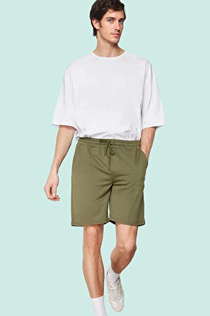 Erkek Yazlık Şort; Nefes Alan Kumaş Çift Cep Rahat Kalıp Günlük Kullanım Dayanıklı Malzeme