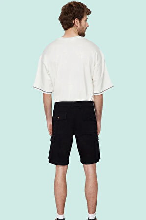 Erkek Kargo Şort Pamuk Gabardin Kumaş Nefes Alabilir Günlük Kullanım Yaz Aylarının Vazgeçilmezi