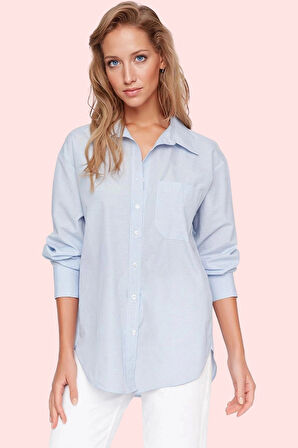 Kadın Terrycotton Kumaşlı Rahat Gömlek Günlük ve İş Hayatı İçin Yaz Aylarının Vazgeçilmezi