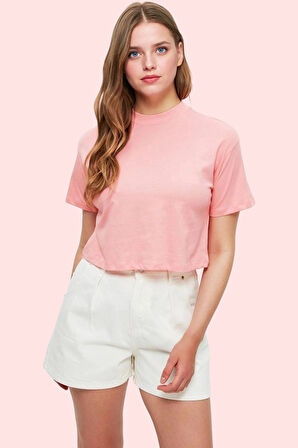 Kadın Denim Şort Pamuk Renk Straight Siluet Kısa Boy City Short Kalıp Yaz Aylarının Vazgeçilmezi