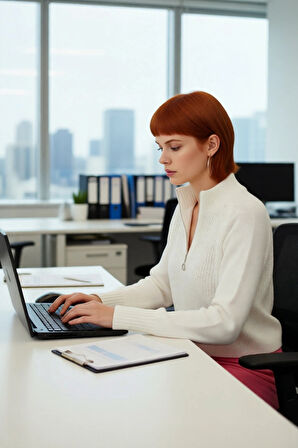 Kadın Selanik Dokuma Regular Kalıp Crop Dik Yaka Fermuarlı Uzun Kollu Triko Kazak Günlük Şıklık