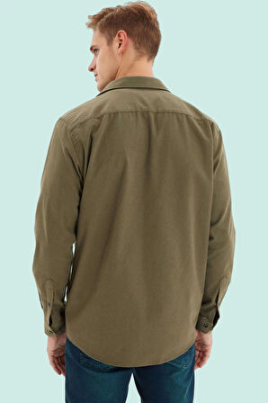 Erkek Pamuk Flanel Gömlek Regular Fit Casual Stil Günlük Kullanım Yaz Aylarının Vazgeçilmezi