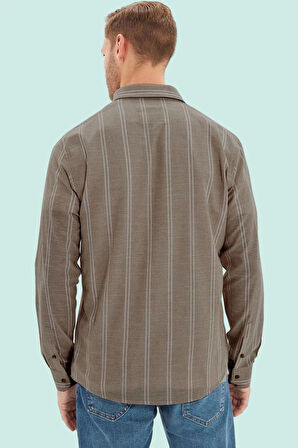 Erkek Basic Gömlek Slim Fit Pamuk Günlük İş Kombinleri için İdeal Yaz Aylarının Vazgeçilmezi