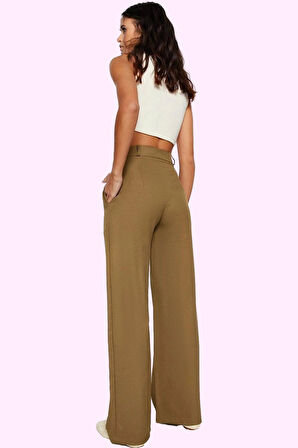 Kadın Uzun Boy Geniş Paça Pantolon Şıklık ve Rahatlığın Buluştuğu Nokta Yaz Aylarının Vazgeçilmezi