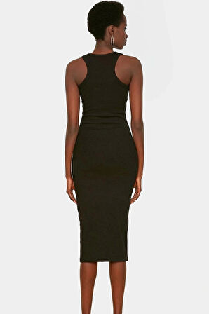 Rahat Pamuklu Bodycon Midi Elbise Yaz için Mükemmel Seçim Özel Tasarım