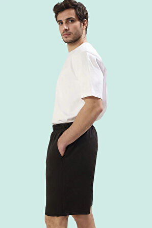 Erkek Yazlık Şort Geniş Paça Lastik Belli Rahat Tasarım Günlük Kullanım Yaz Aylarının Vazgeçilmezi