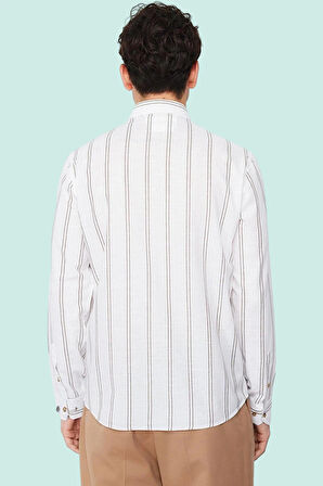 Erkek Basic Gömlek Slim Fit Pamuk Günlük İş Kombinleri için İdeal Yaz Aylarının Vazgeçilmezi