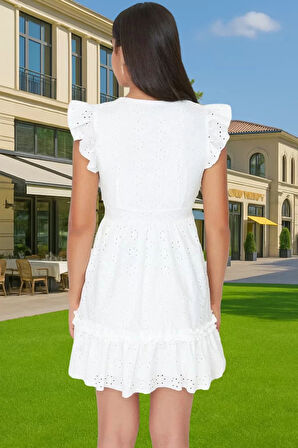 Astarlı Brode Mini Elbise Rahat ve Nefes Alabilir Yazlık Giyim Profesyonel Görünüm Trend Tasarım