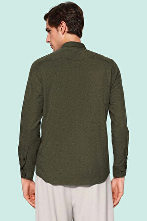 Erkek Düğmeli Gömlek Kışlık Flanel Standart Kol Casual Tarz Günlük Kullanım Modern Tasarım