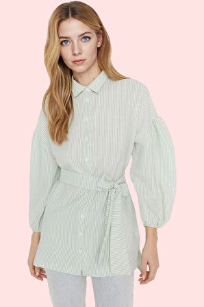 Kadın Ramadan Koleksiyonu Gömlek Günlük Şık A line Balon Kol Hafta Sonu Yaz Aylarının Vazgeçilmezi