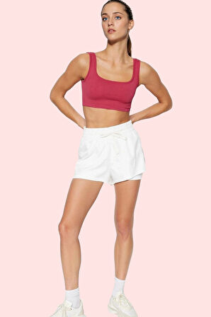 Kadın Paraşüt Kumaş Relaxed Spor Şort Düz Desen Kısa Günlük Kullanım Yaz Aylarının Vazgeçilmezi