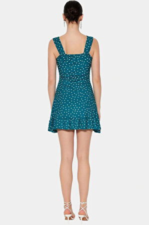 Yazlık Kadın Elbisesi Rahat Şık ve Nefes Alabilir Polyester Mini Elbise Kaliteli İşçilik