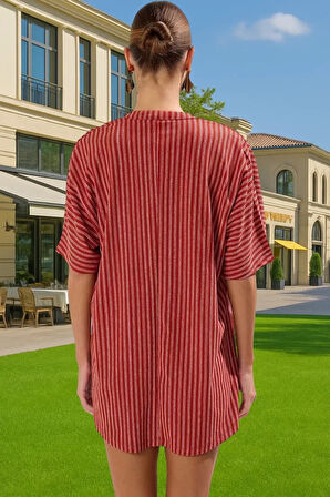 Rahat Mini Örme Plaj Elbisesi Nefes Alan Kumaş Yazlık Stil Şık Görünüm Zarifane Tasarım