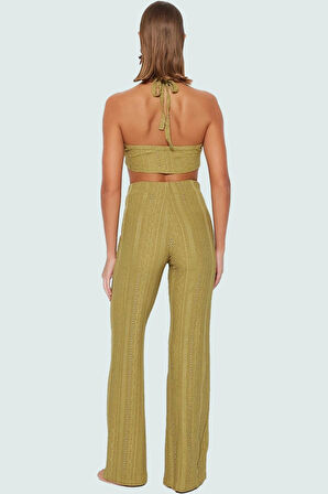 Rahat Örme Bluz Pantolon Takım Plaj ve Günlük Kullanım İçin İdeal Özenle Seçilmiş Şık