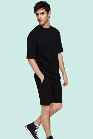 Erkek Modern Jogger Şort Pamuk Nefes Alabilir Günlük Spor Hafta Sonu Yaz Aylarının Vazgeçilmezi