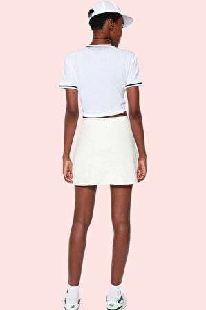 Kadın Yazlık Spor Şort Etek Renk Geniş Paça Cepli Örme Kumaş Yüksek Bel Yaz Aylarının Vazgeçilmezi