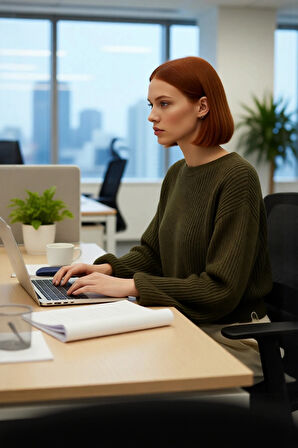 Kadın Gri Oversize Selanik Dokuma Bisiklet Yaka İspanyol Kol Crop Akrilik Triko Kazak Kaliteli