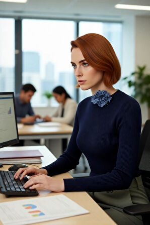 Kadın Fitted Bisiklet Yaka Triko Kazak Uzun Kollu Düz Desen Akrilik Ramadan Koleksiyonu Kaliteli