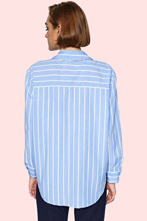 Kadın Oversize Geniş Kalıp Gömlek Cool & Comfort Tasarım Günlük Stil Yaz Aylarının Vazgeçilmezi