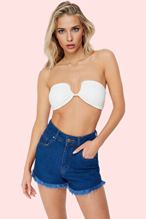 Kadın Yazlık Kısa Denim Şort Pamuk Renk Normal Bel Fashion Forward Stil Yaz Aylarının Vazgeçilmezi