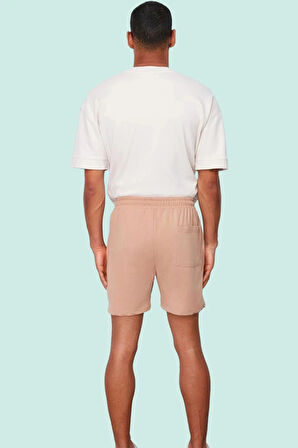 Erkek Spor Şort Straight Kalıp Pamuk Nefes Alan Kumaş Rahat Günlük Kullanım Modern Tasarım