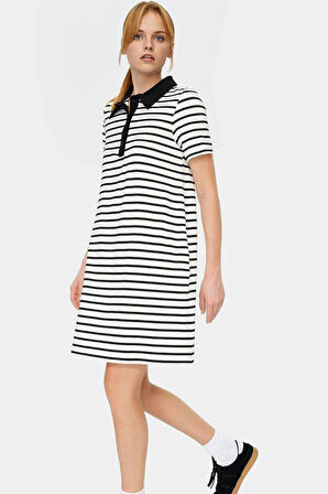 Kısa Kollu A Kesim Elbise Rahat Kalıp Nefes Alan Kumaş Yazlık Kombin Kaliteli İşçilik