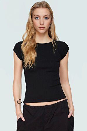 Ay Kol Bluz Vücuda Oturan Viskoz Ribana Kumaş Kaliteli İşçilik Premium Kalite