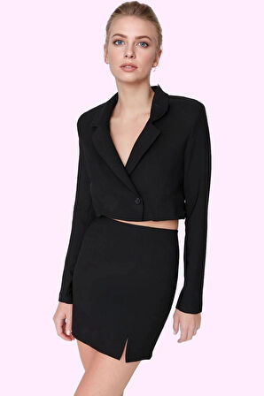 Kadın Şık Gece Elbisesi Mini Etek Yüksek Bel Kalem Kesim Tasarım Yaz Aylarının Vazgeçilmezi