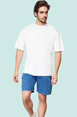 Erkek Kısa Boy Straight Fit Kot Şort Pamuk Yaz Aylarının Vazgeçilmezi Stilin Buluştuğu Yer