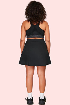 Kadın Spor Şort Etek 2 Katmanlı Örme Kumaş Nefes Alabilir Günlük Kullanım Kaliteli Malzeme