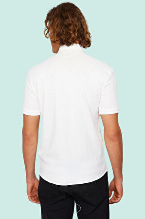 Erkek Yazlık Rahat Gömlek; Regular Fit Kısa Kol Gömlek Yaka Düz Desen Yaz Aylarının Vazgeçilmezi