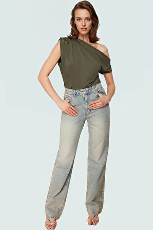 Regular Kalıp Polyester Bluz Yazlık Şıklık Seçkin Malzeme