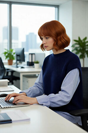 Kadın Basic Regular Kalıp Triko Süveter Gömlek Garnili Yumuşak Dokulu Kış Modası İçin İdeal Bir