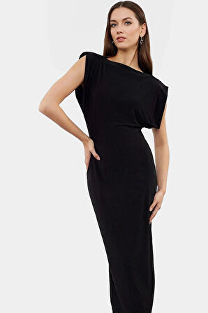 Nefes Alan Örme Bodycon Elbise 128 cm Boy Rahat Kalıp Şık Görünüm Kaliteli İşçilik Özel Tasarım