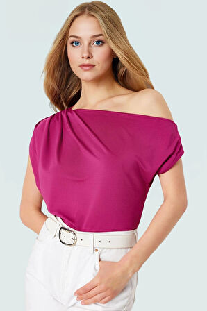 Regular Kalıp Polyester Bluz Yazlık Şıklık Seçkin Malzeme