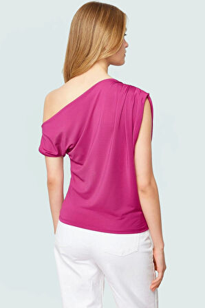 Regular Kalıp Polyester Bluz Yazlık Şıklık Seçkin Malzeme