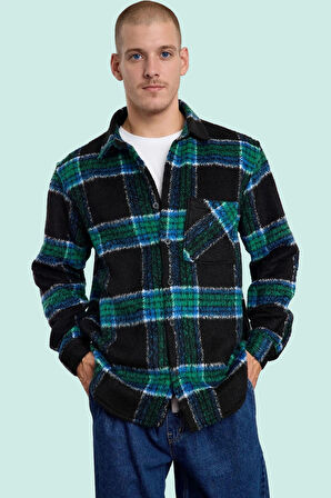 Kadın Erkek Oversize Kareli Flanel Gömlek Ceket Uzun Kollu Günlük Yaz Aylarının Vazgeçilmezi