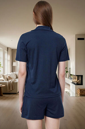 Yazlık Örme Pijama Takımı Kısa Kollu Regular Kalıp Ayıcıklı Dayanıklı Malzeme Yüksek Kalite