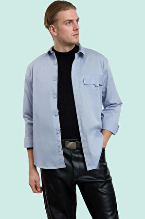 Erkek Pamuk Gömlek Oversize Rahat Günlük ve İş İçin Uygun Hafta Sonu Yaz Aylarının Vazgeçilmezi