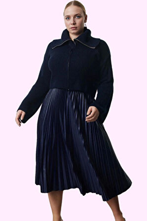 Kadın Kemer Detaylı Midi Boy Pileli Etek Günlük Kombinler Hafta Sonu Yaz Aylarının Vazgeçilmezi