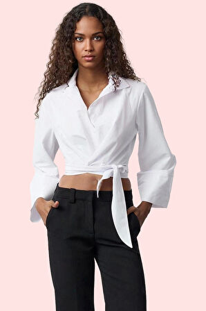 Kadın Basic Regular Gömlek; Uzun Kollu Gömlek Yaka Günlük Kullanım Yaz Aylarının Vazgeçilmezi