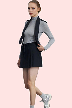 Kadın Mini Şort Etek Dokuma Kumaş Casual Stil Günlük Kullanım Hafta Sonu Dayanıklı Malzeme