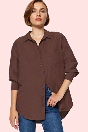 Kadın Terrycotton Kumaşlı Rahat Gömlek Günlük ve İş Hayatı İçin Yaz Aylarının Vazgeçilmezi