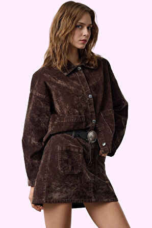 Kadın A line Mini Denim Etek Pamuk Normal Bel Kemersiz Günlük Kullanım Yaz Aylarının Vazgeçilmezi