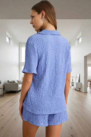 Yazlık Pijama Takımı Nefes Alan Kumaş Regular Kalıp Şık Tasarım Kaliteli İşçilik