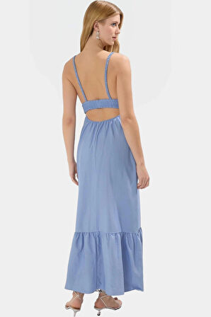 Rahat ve Şık Polyester Midi Elbise Günlük Kullanım Profesyonel Görünüm Dayanıklı Malzeme